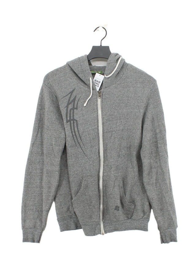 Alternative Earth Women's Hoodie M Grey Polyester with Cotton, Rayon