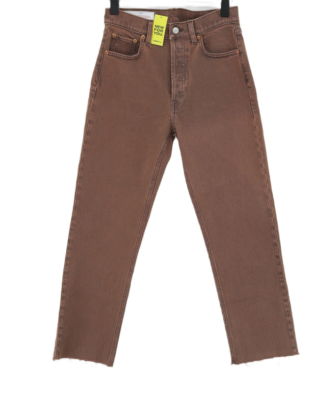 Gap Women's Jeans W 29 in Brown Cotton with Elastane, Spandex