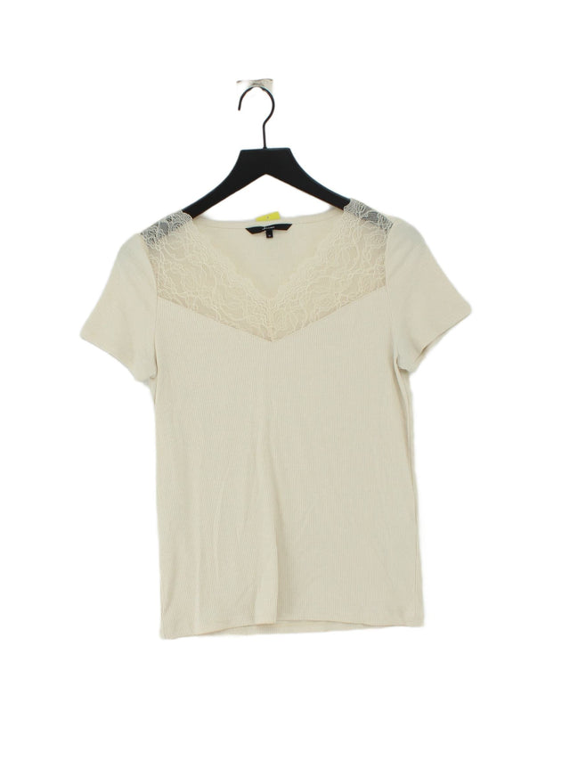 Vero Moda Women's Top M Cream Viscose with Polyester