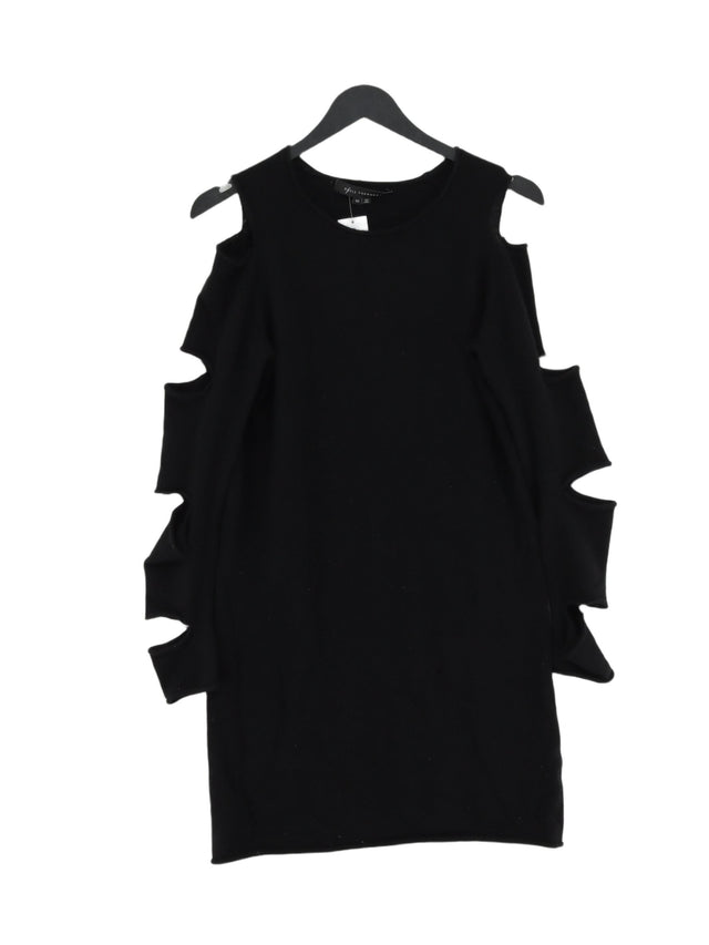 Skull Cashmere Women's Midi Dress XS Black 100% Cashmere
