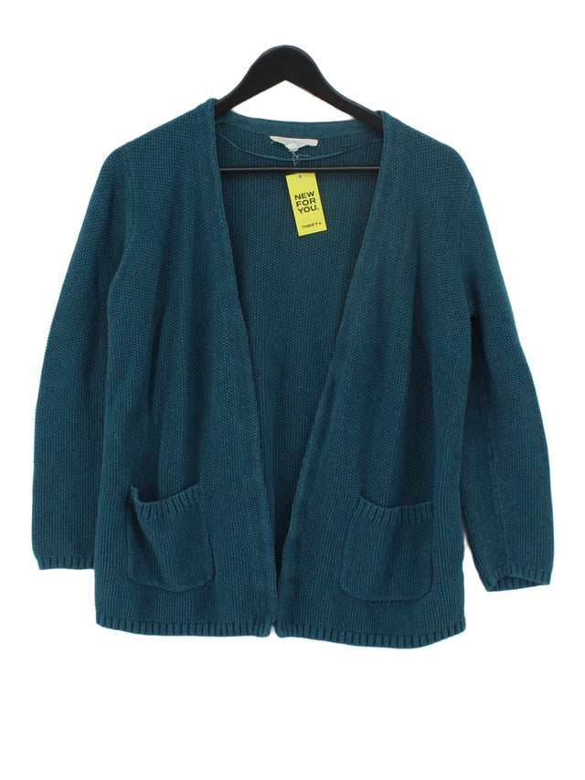 Seasalt Women's Cardigan UK 8 Green 100% Cotton