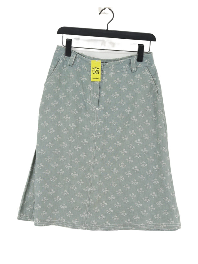 Laura Ashley Women's Midi Skirt UK 10 Grey 100% Other