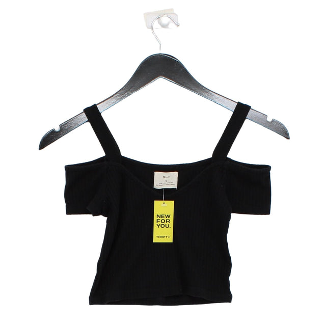 Pins And Needles Women's Top S Black 100% Cotton