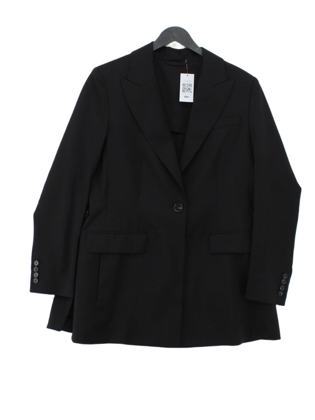 COS Men's Blazer Chest: 34 in Black Wool with Viscose