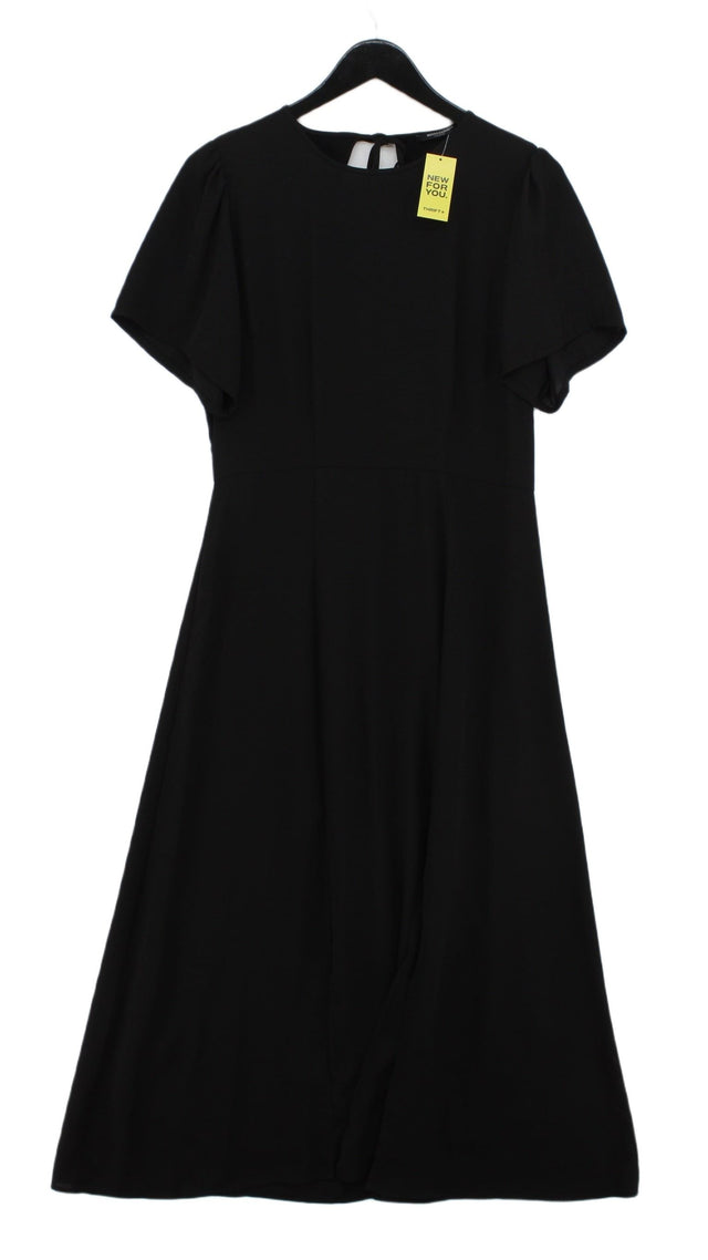 Bruuns Bazaar Women's Midi Dress UK 10 Black Viscose with Polyester