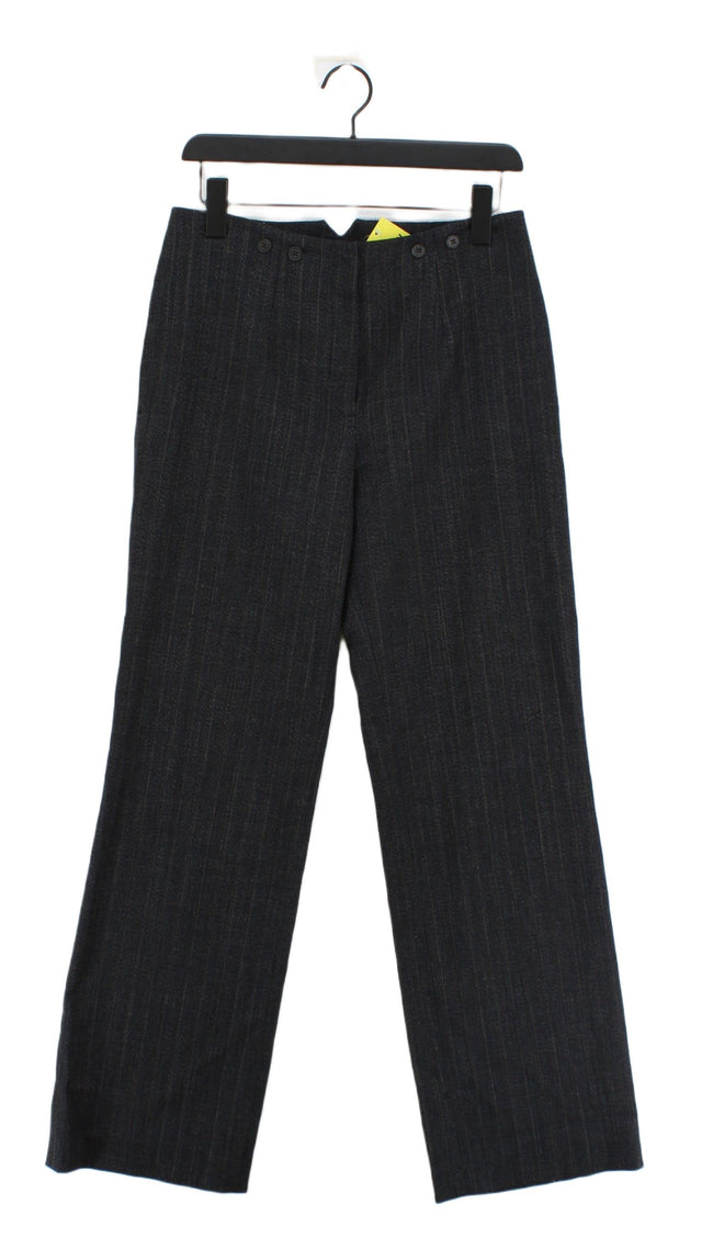 Toast Women's Suit Trousers UK 10 Grey Linen with Wool