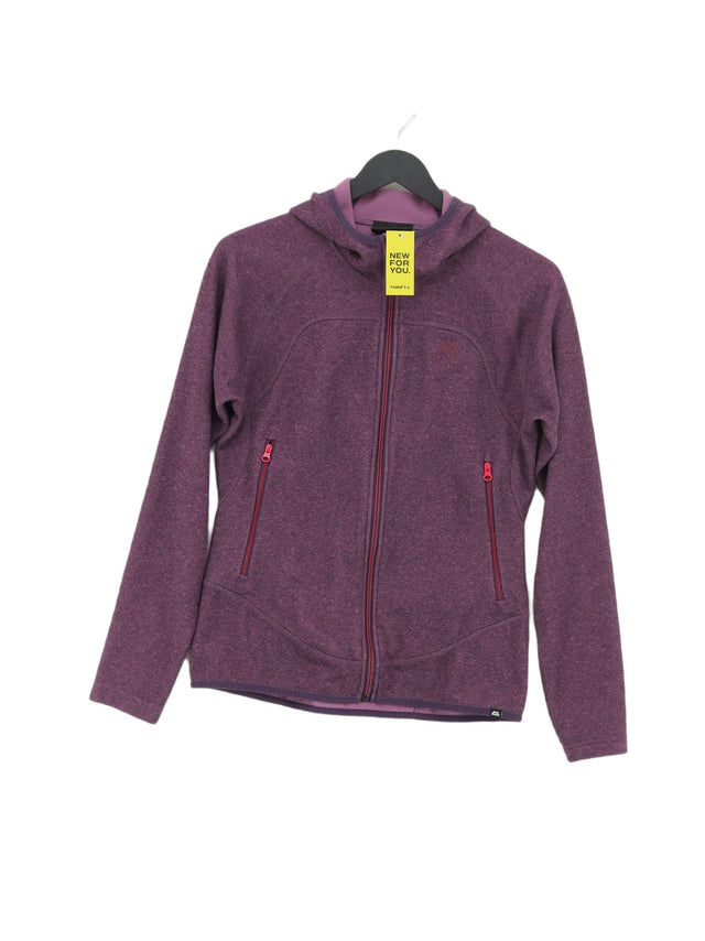 Mountain Equipment Women's Hoodie UK 12 Purple 100% Polyester