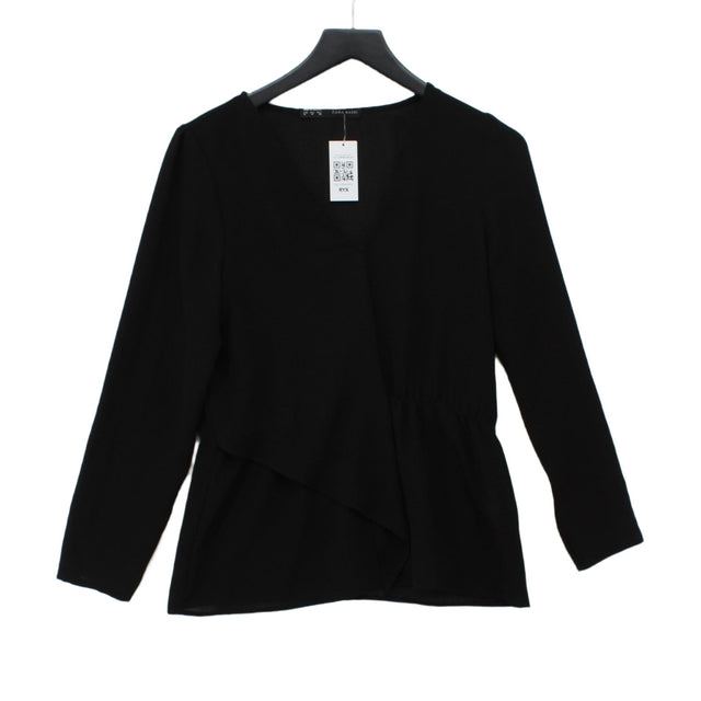 Zara Women's Blouse M Black 100% Polyester