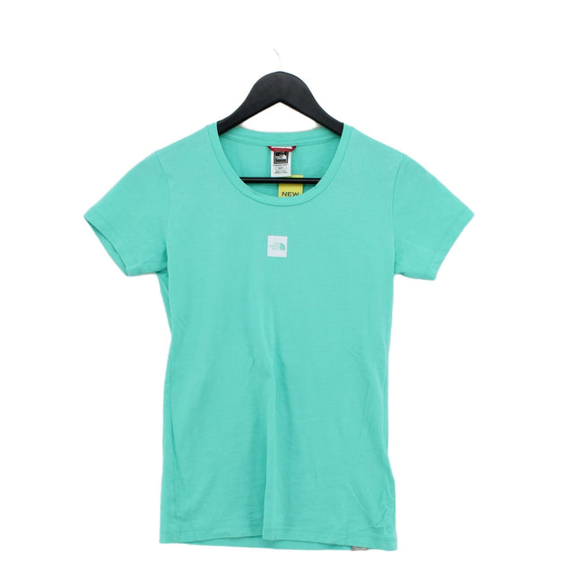 The North Face Women's T-Shirt XS Blue 100% Cotton