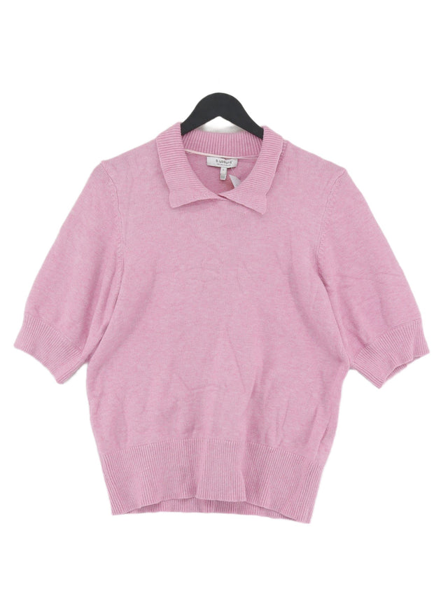 B.Young Women's Jumper L Pink Viscose with Nylon, Polyester