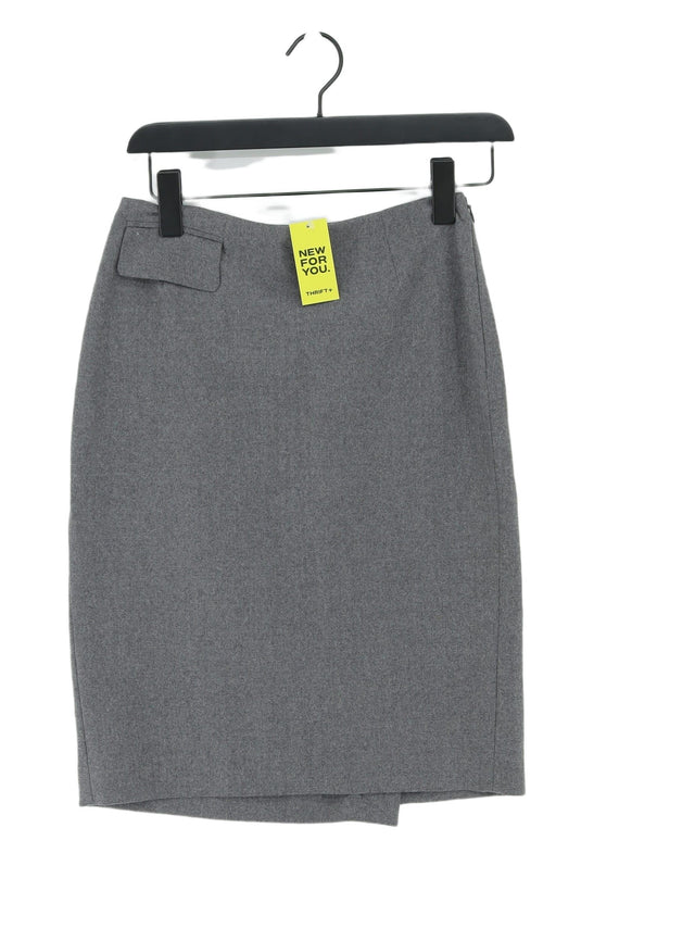 Joseph Women's Midi Skirt XS Grey Wool with Other, Spandex
