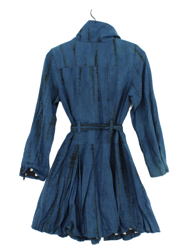 Nomads Women's Midi Dress S Blue 100% Cotton