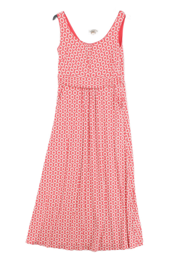 Boden Women's Maxi Dress UK 12 Pink Viscose with Elastane
