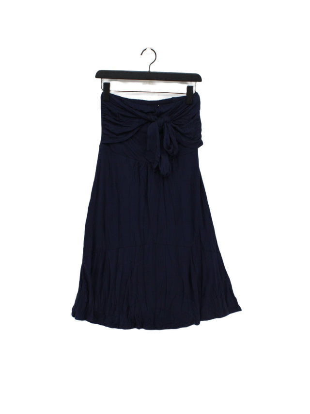 Boden Women's Midi Dress UK 10 Blue Viscose with Elastane