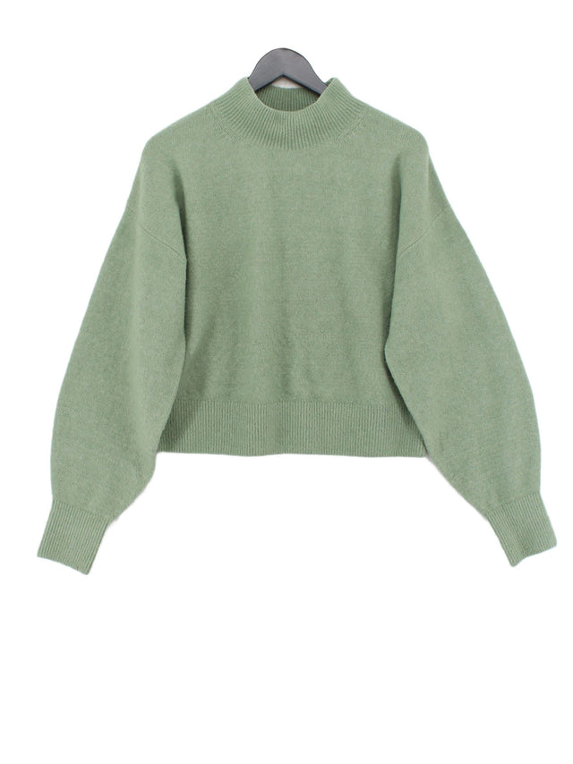 & Other Stories Women's Jumper M Green Polyester with Acrylic, Elastane, Wool