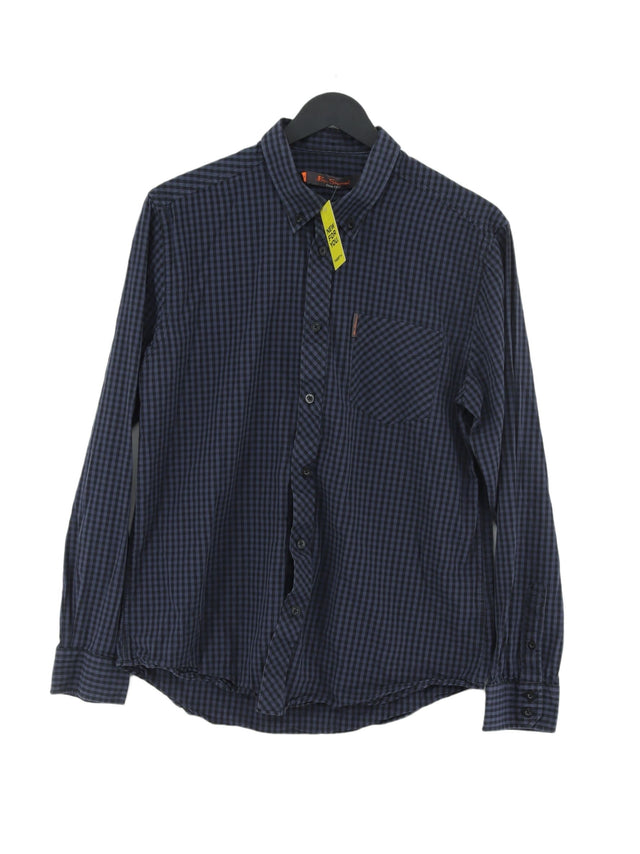 Ben Sherman Men's Shirt M Blue 100% Cotton