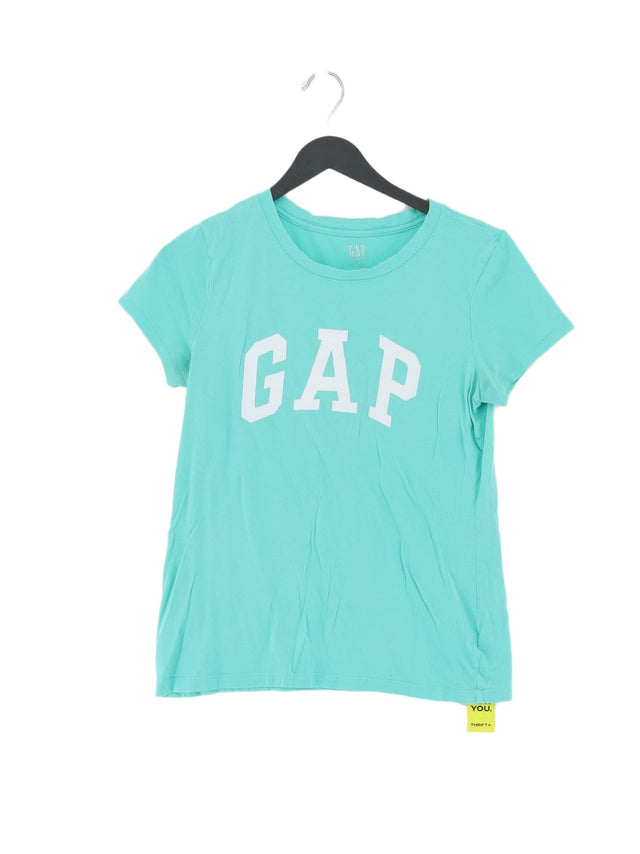 Gap Women's T-Shirt S Green 100% Cotton