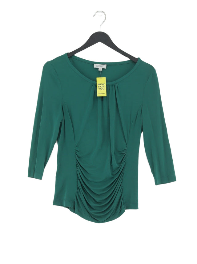 Kaliko Women's Top UK 10 Green Polyamide with Nylon