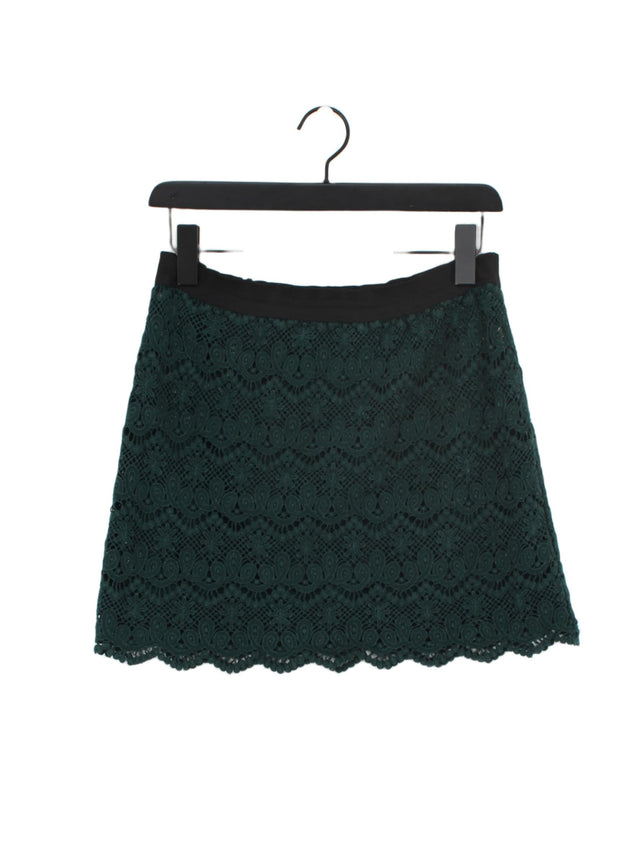 Next Women's Mini Skirt UK 12 Green 100% Cotton