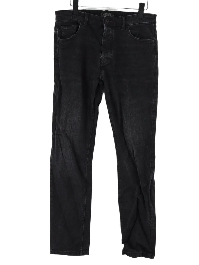 Next Women's Jeans W 32 in Black Cotton with Elastane