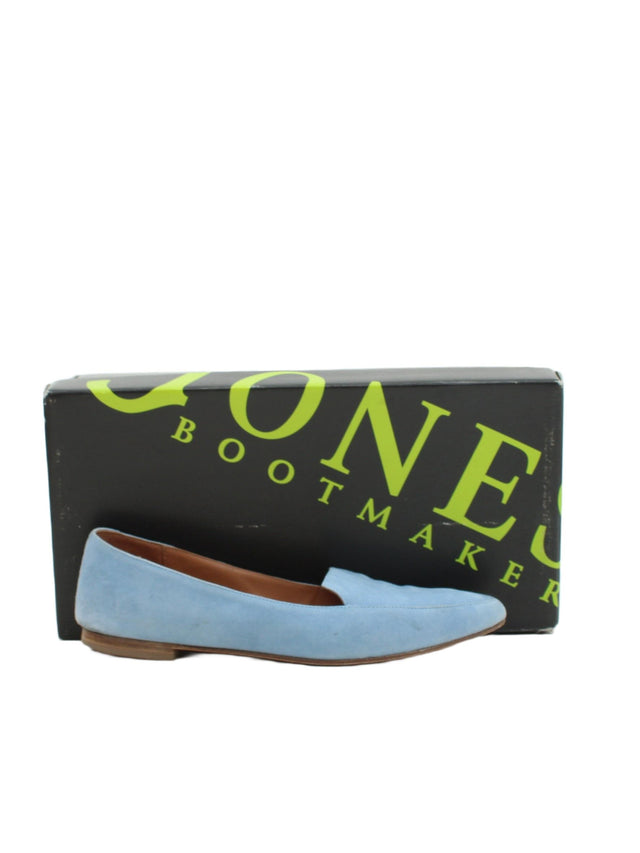 Jones Women's Flat Shoes UK 4.5 Blue 100% Leather