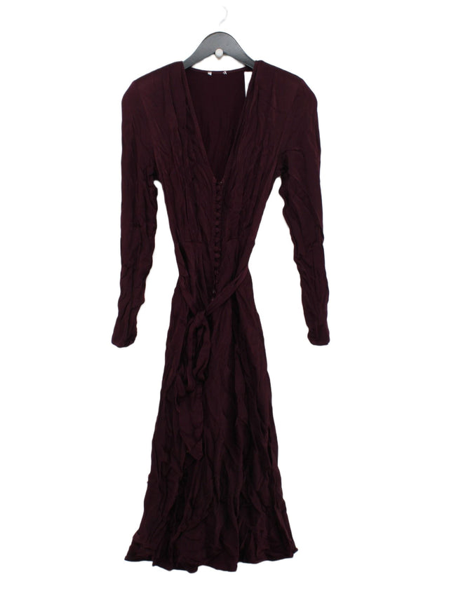 Ghost Women's Maxi Dress S Purple 100% Viscose
