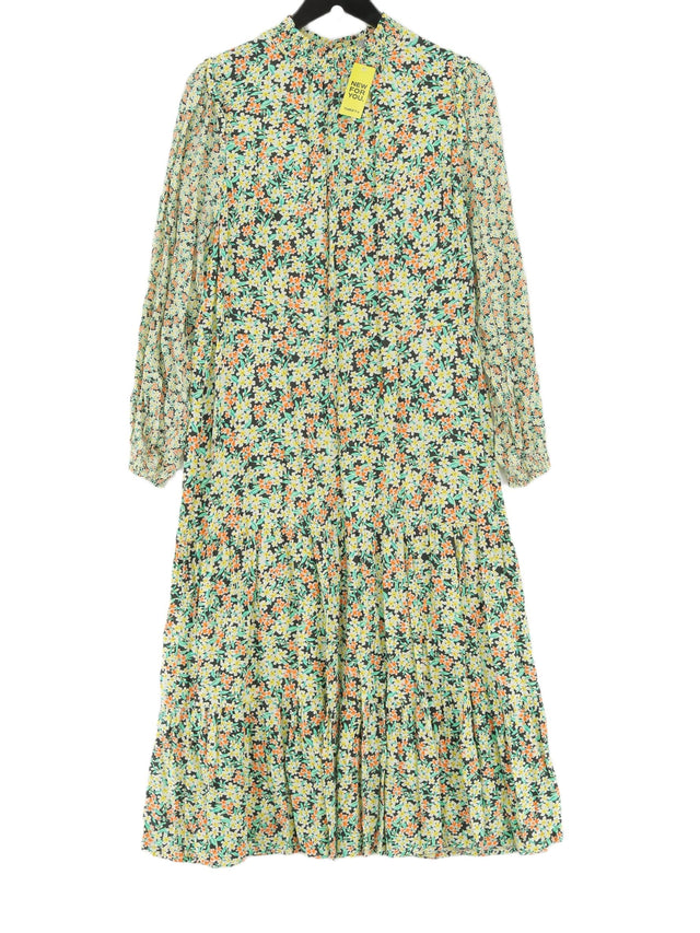 Oliver Bonas Women's Maxi Dress UK 18 Multi 100% Viscose