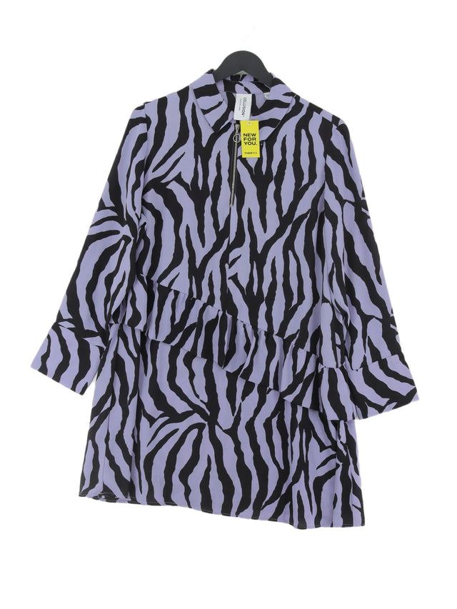 Collusion Women's Midi Dress UK 10 Multi 100% Polyester