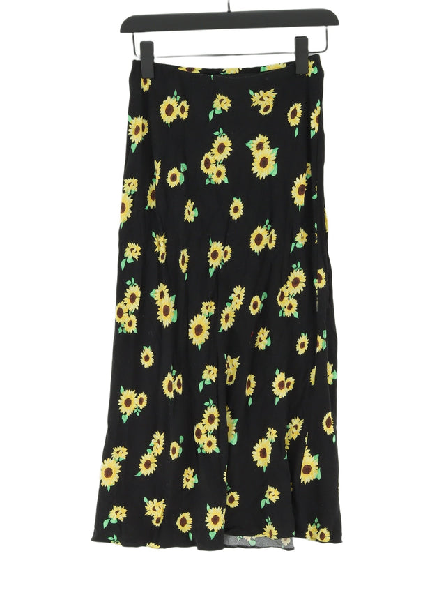 New Look Women's Maxi Skirt UK 10 Black 100% Viscose