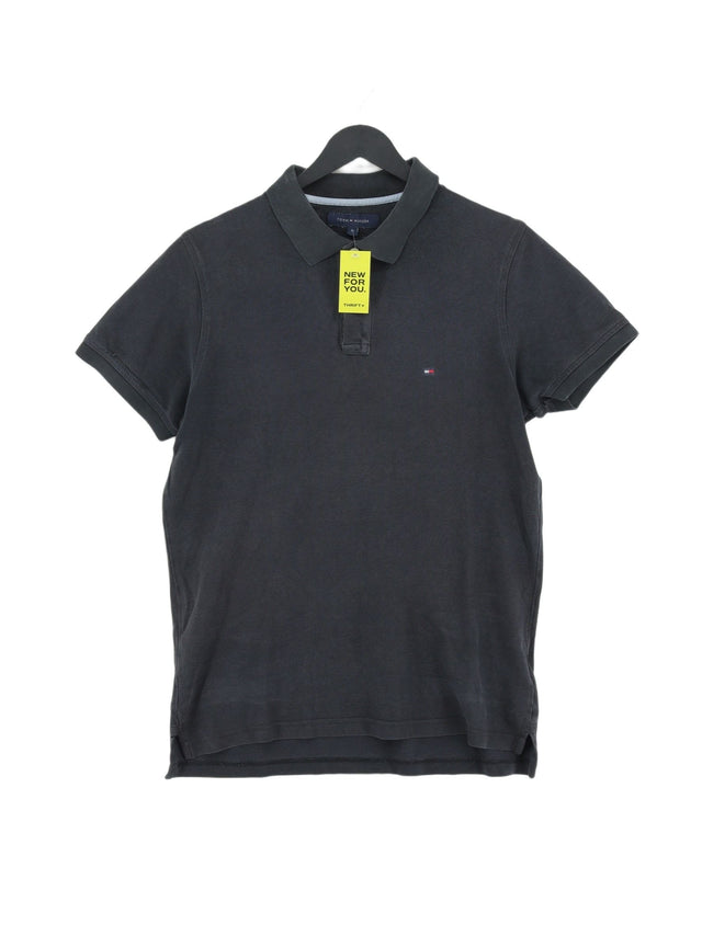 Tommy Hilfiger Men's Polo M Blue 100% Other