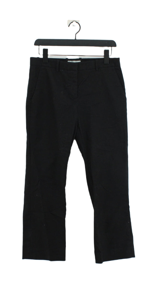 Gap Women's Trousers UK 6 Black Cotton with Elastane, Spandex