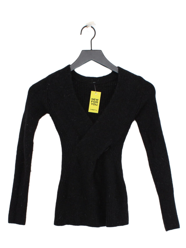 AllSaints Women's Jumper XS Black Wool with Elastane, Nylon, Other