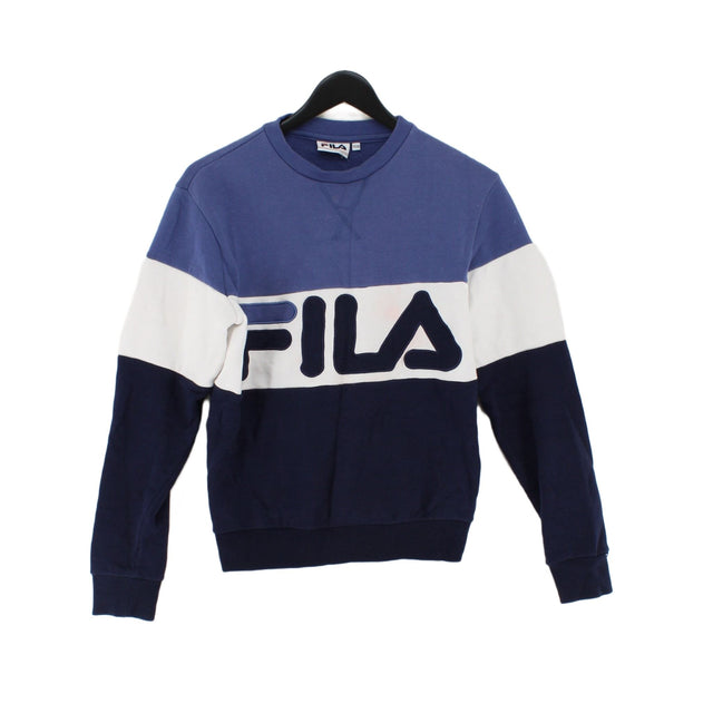 Fila Women's Jumper XS Blue Cotton with Polyester