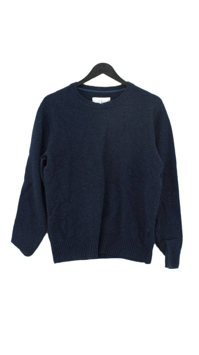 Jasper Conran Men's Jumper M Blue 100% Wool