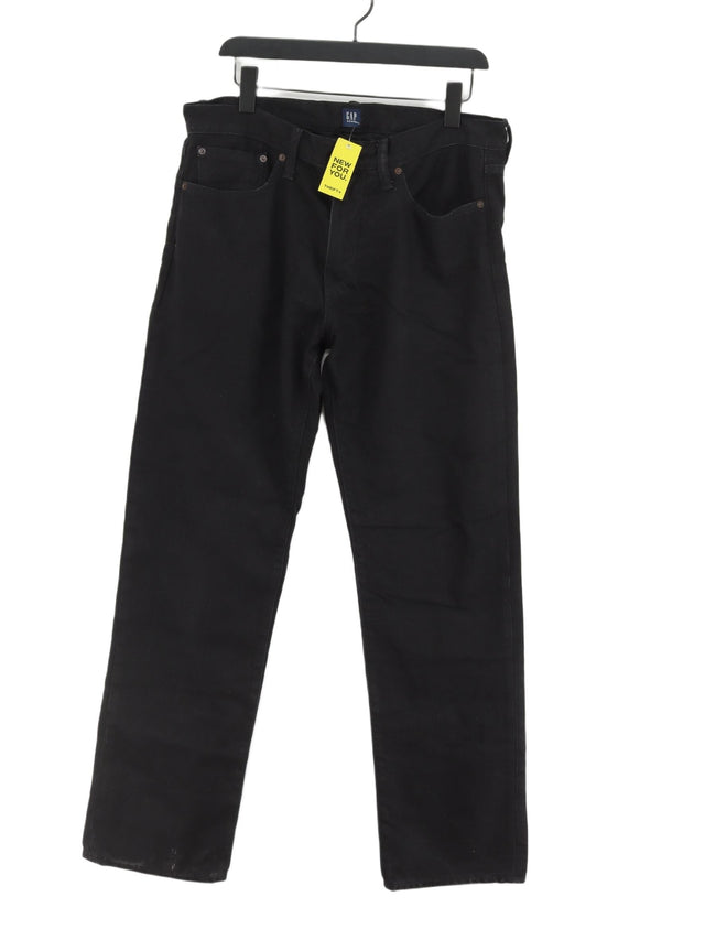 Gap Men's Jeans W 34 in; L 32 in Black 100% Cotton