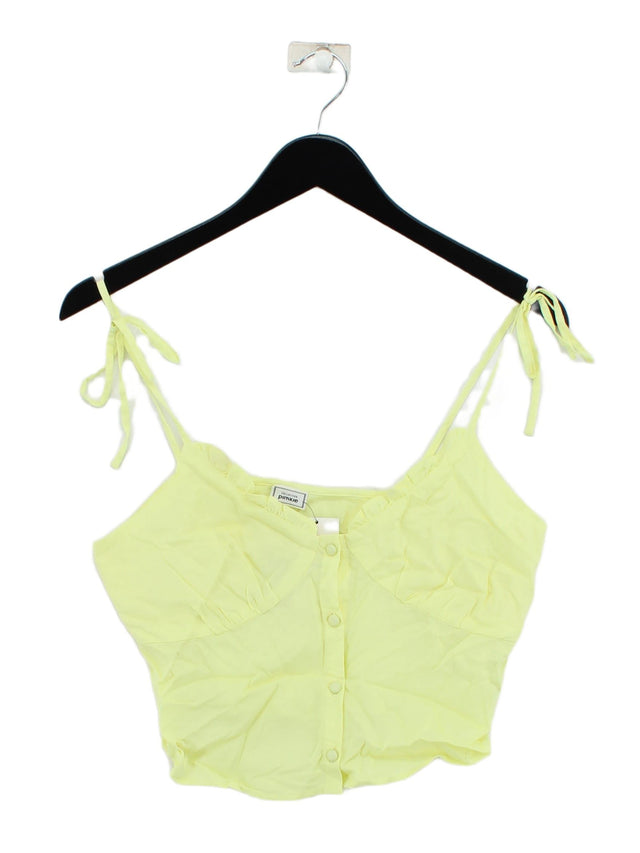 Collection Pimkie Women's Top S Yellow Viscose with Cotton