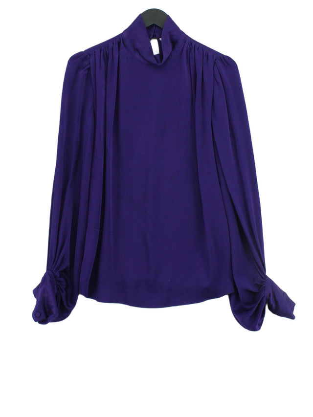 Zara Women's Blouse XS Purple Other with Viscose