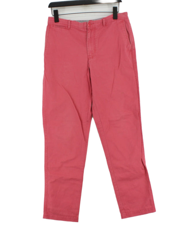 Lyle & Scott Men's Jeans W 32 in Red 100% Cotton