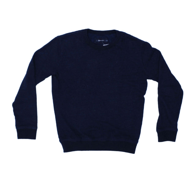 Alexander Wang Men's Jumper S Blue Cotton with Wool, Viscose, Cashmere, Other