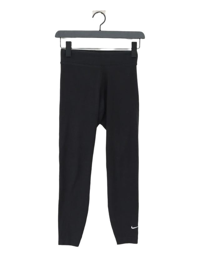 Nike Women's Leggings XS Black Cotton with Polyester