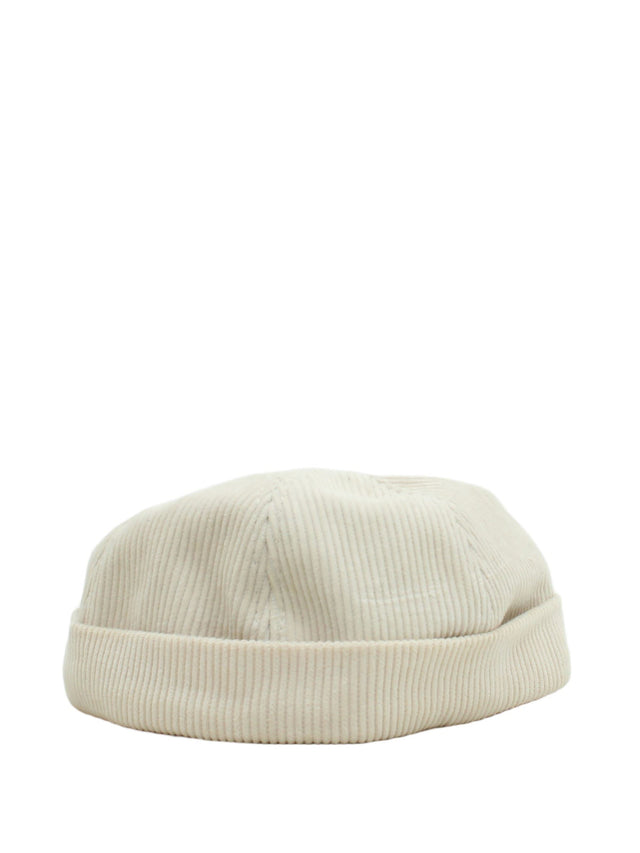 Zara Men's Hat M Cream Cotton with Polyester