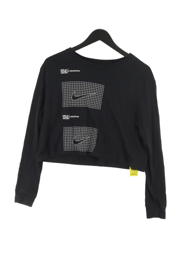 Nike Men's T-Shirt M Black 100% Cotton