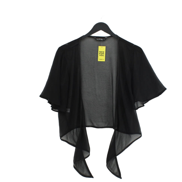Long Tall Sally Women's Blouse UK 10 Black 100% Polyester