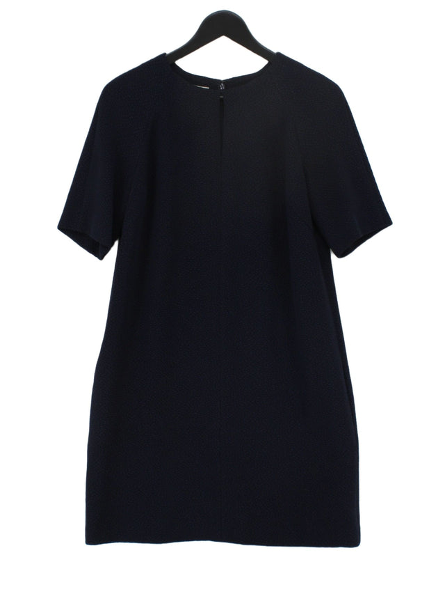 Hobbs Women's Midi Dress UK 10 Blue Polyester with Elastane, Other