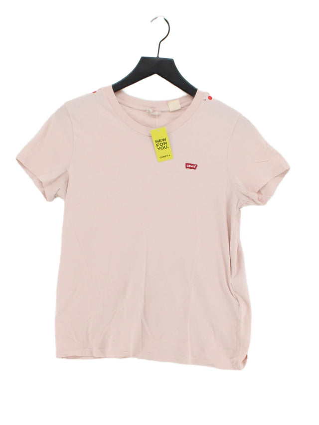 Levi’s Women's T-Shirt M Pink 100% Cotton