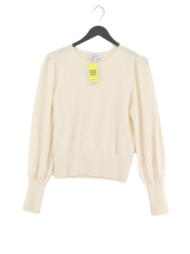 & Other Stories Women's Jumper S Cream 100% Wool