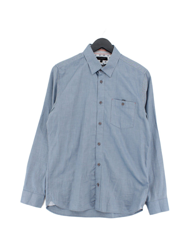 Ted Baker Men's Shirt Chest: 38 in Blue 100% Cotton