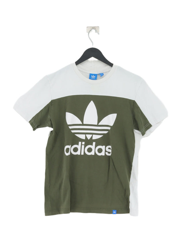 Adidas Women's T-Shirt S Green 100% Cotton