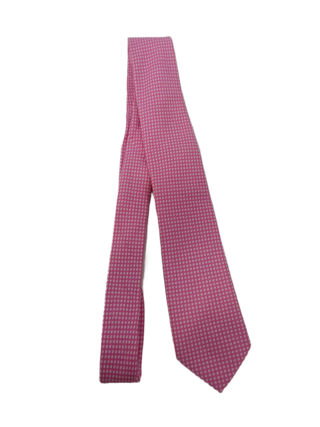 Mango Men's Tie Pink 100% Other