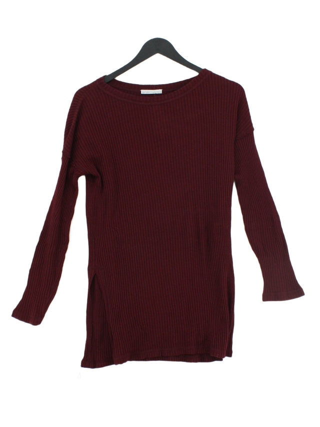 Zara Women's Top S Red Cotton with Lyocell Modal